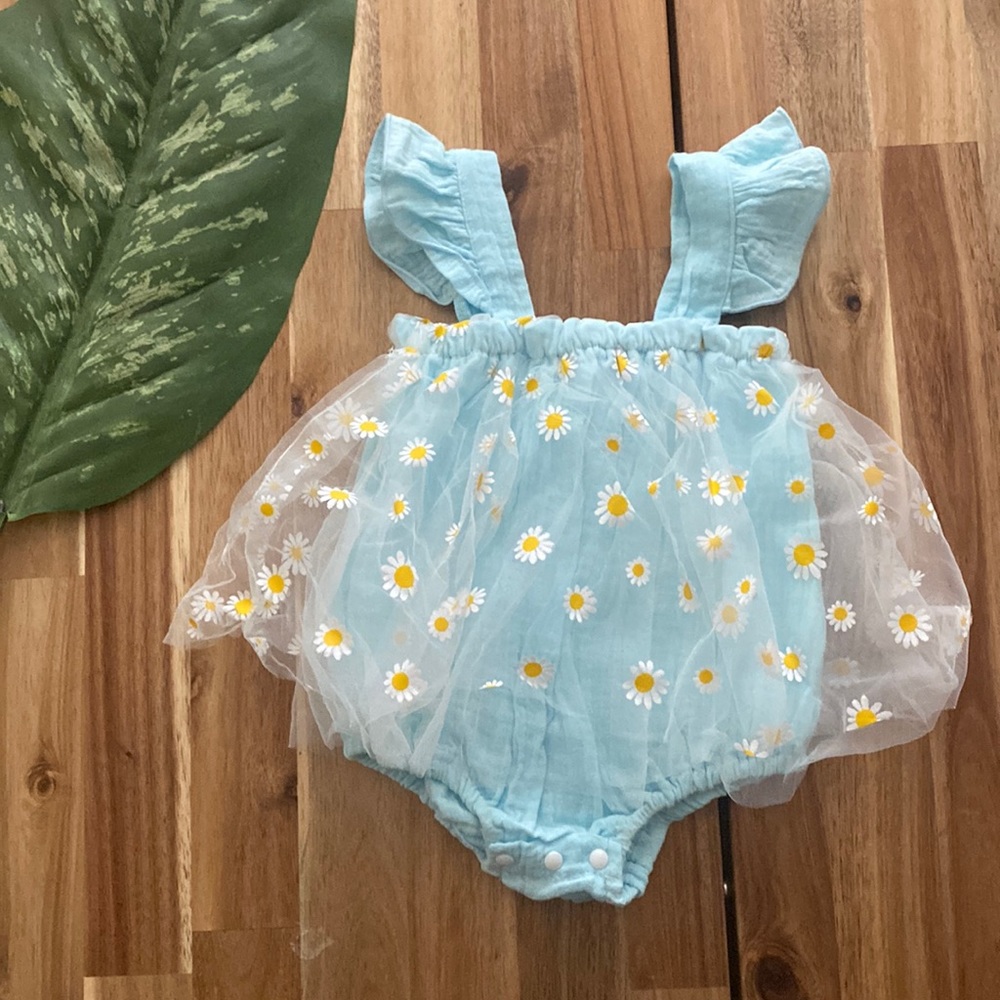 3-6 month bubble romper